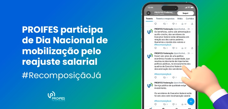 PROIFES-Federação participa de Dia Nacional de mobilização pelo reajuste salarial