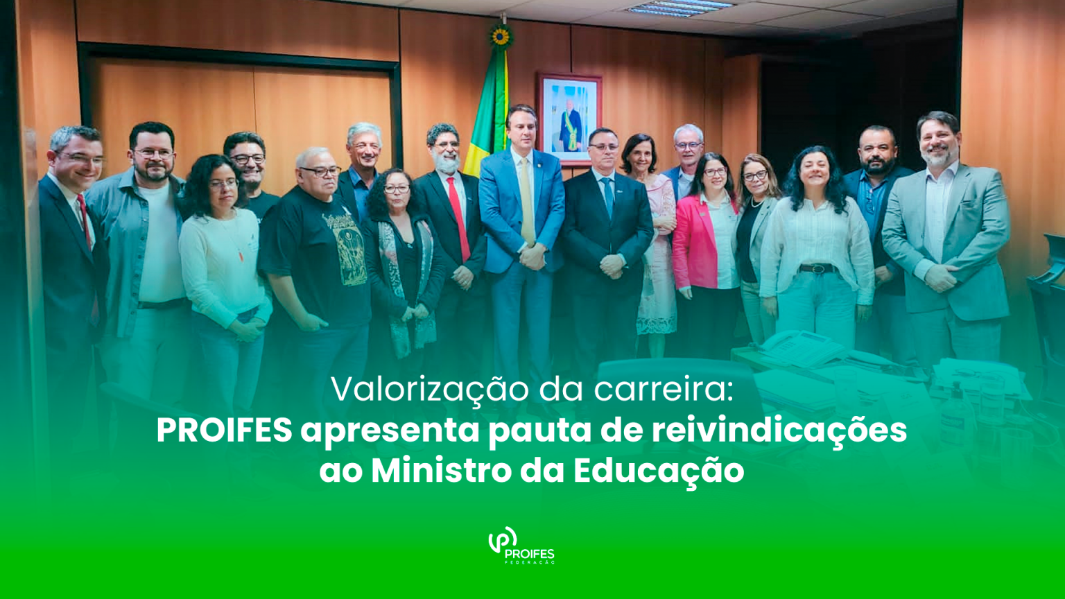 Valorização da carreira: PROIFES-Federação apresenta pauta de reivindicações ao Ministro da Educação