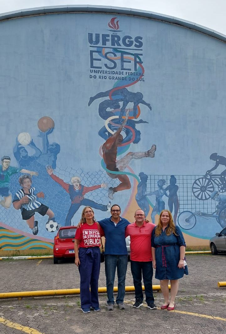 ADUFRGS-Sindical visita ESEFID/UFRGS e articula parceria e benefícios para filiados