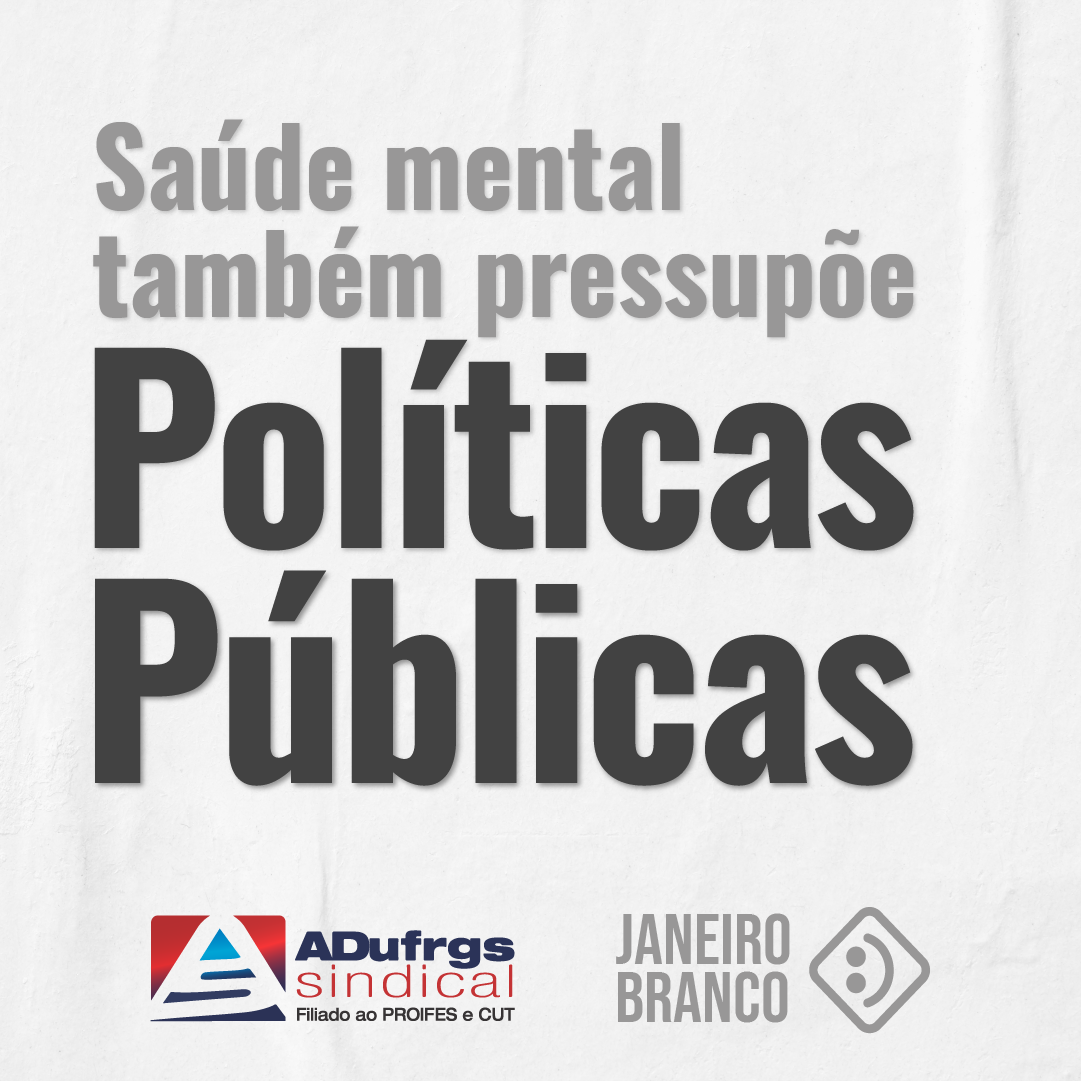 Podcast da ADUFRGS-Sindical alerta: Saúde mental é uma questão de saúde pública