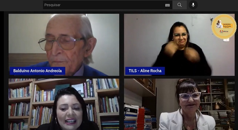 Evento virtual encerrou a série de webinários em celebração ao Centenário de Paulo Freire